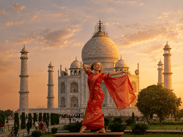 Taj mahal Sunrise