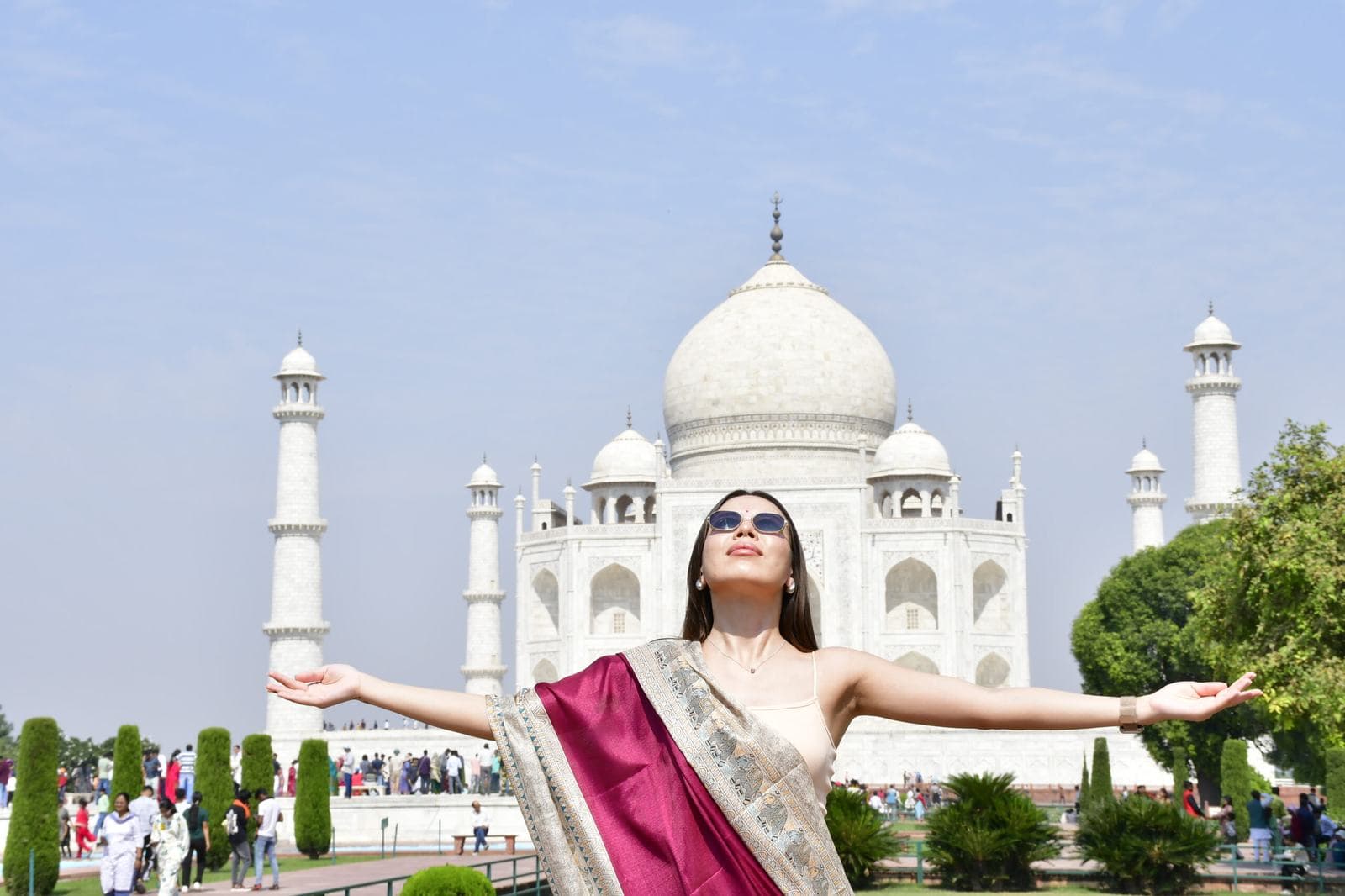 Taj-Mahal-Tagestour von Mumbai aus mit dem Flugzeug hero (real)